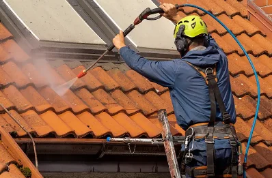 Démoussage et hydrofuge de toiture à Écuillé